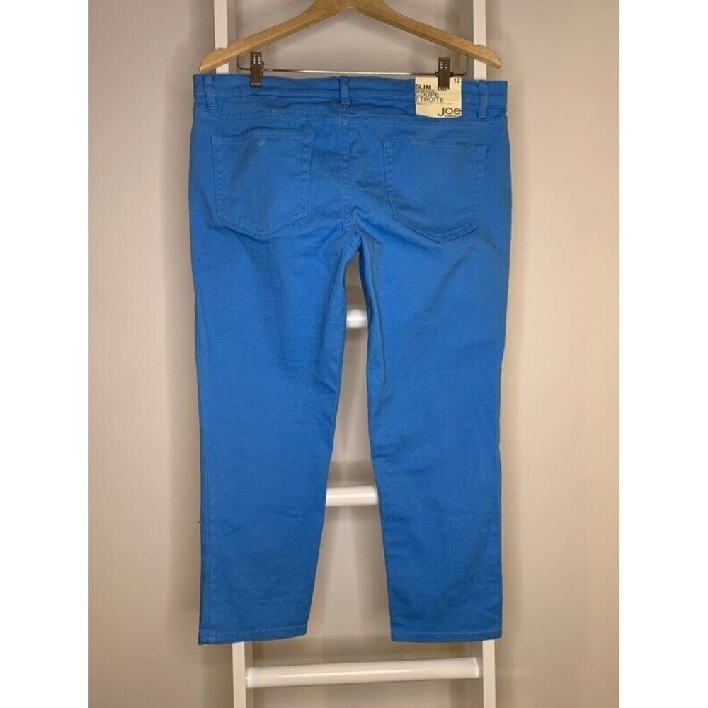 Joe Fresh Jeans Womens 12 Blue Slim Low Rise Stretch Denim Coupe New